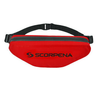 Поясная водозащитная сумка Scorpena 3 л, красн.
