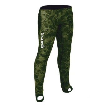 Штаны гидрокостюма для подводной охоты MARES SF RASH GUARD, Лайкра, зеленый камуфляж 
